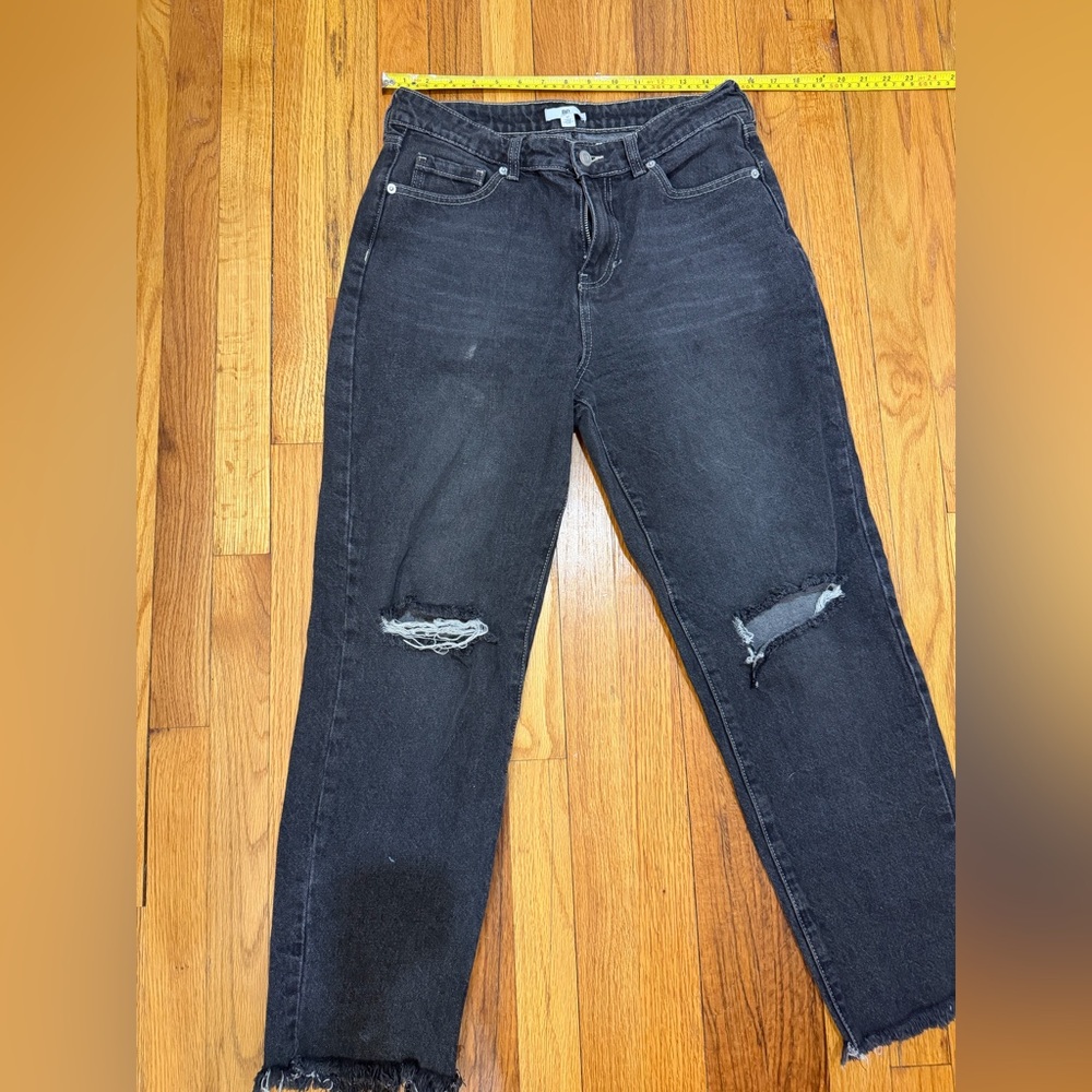 BP Black Distressed Boyfriend Jeans